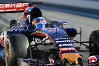 World © Octane Photographic Ltd. Scuderia Toro Rosso STR10 – Carlos Sainz Jnr. Saturday 28th February 2015, F1 Winter test #3, Circuit de Barcelona-Catalunya, Spain Test 2 Day 3. Digital Ref: 1194LB1D2772