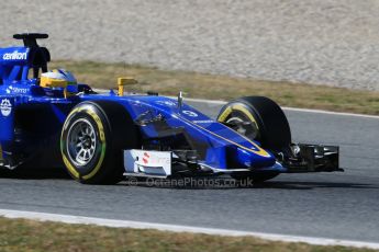 World © Octane Photographic Ltd. Sauber F1 Team C34-Ferrari – Marcus Ericsson. Saturday 28th February 2015, F1 Winter test #3, Circuit de Barcelona-Catalunya, Spain Test 2 Day 3. Digital Ref : 1194LB1D2987