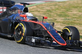 World © Octane Photographic Ltd. McLaren Honda MP4/30 – Kevin Magnussen. Saturday 28th February 2015, F1 Winter test #3, Circuit de Barcelona-Catalunya, Spain Test 2 Day 3. Digital Ref: 1194LB1D3140