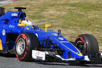 World © Octane Photographic Ltd. Sauber F1 Team C34-Ferrari – Marcus Ericsson. Saturday 28th February 2015, F1 Winter test #3, Circuit de Barcelona-Catalunya, Spain Test 2 Day 3. Digital Ref : 1194LB1D3179