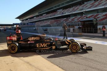 World © Octane Photographic Ltd. Lotus F1 Team E23 Hybrid – Romain Grosjean 28th February 2015, F1 Winter test #3, Circuit de Barcelona-Catalunya, Spain Test 2 Day 3. Digital Ref : 1194LB7L6577