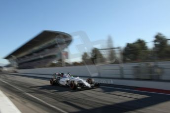 World © Octane Photographic Ltd. Williams Martini Racing FW37 – Felipe Massa Saturday 28th February 2015, F1 Winter test #3, Circuit de Barcelona-Catalunya, Spain Test 2 Day 3. Digital Ref: 1194LB7L6660