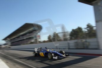 World © Octane Photographic Ltd. Sauber F1 Team C34-Ferrari – Marcus Ericsson. Saturday 28th February 2015, F1 Winter test #3, Circuit de Barcelona-Catalunya, Spain Test 2 Day 3. Digital Ref : 1194LB7L6712