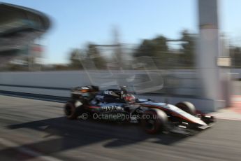 World © Octane Photographic Ltd. Sahara Force India VJM08 – Nico Hulkenburg. Saturday 28th February 2015, F1 Winter test #3, Circuit de Barcelona-Catalunya, Spain Test 2 Day 3. Digital Ref: 1194LB7L6720