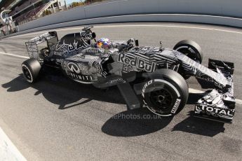 World © Octane Photographic Ltd. Infiniti Red Bull Racing RB11 – Daniel Ricciardo. Saturday 28th February 2015, F1 Winter test #3, Circuit de Barcelona-Catalunya, Spain Test 2 Day 3. Digital Ref : 1194LB7L6779