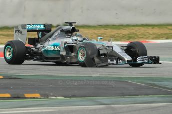 World © Octane Photographic Ltd. Mercedes AMG Petronas F1 W06 Hybrid – Nico Rosberg. Sunday 1st March 2015, F1 Winter test #3, Circuit de Barcelona-Catalunya, Spain Test 2 Day 4. Digital Ref: 1195CB1L4001