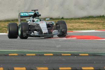 World © Octane Photographic Ltd. Mercedes AMG Petronas F1 W06 Hybrid – Nico Rosberg. Sunday 1st March 2015, F1 Winter test #3, Circuit de Barcelona-Catalunya, Spain Test 2 Day 4. Digital Ref: 1195CB1L4024