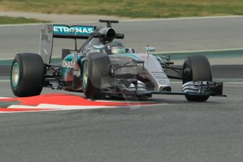 World © Octane Photographic Ltd. Mercedes AMG Petronas F1 W06 Hybrid – Nico Rosberg. Sunday 1st March 2015, F1 Winter test #3, Circuit de Barcelona-Catalunya, Spain Test 2 Day 4. Digital Ref: 1195CB1L4027