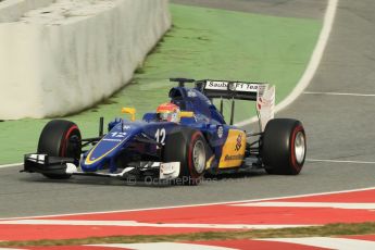 World © Octane Photographic Ltd. Sauber F1 Team C34-Ferrari – Felipe Nasr. Sunday 1st March 2015, F1 Winter test #3, Circuit de Barcelona-Catalunya, Spain Test 2 Day 4. Digital Ref: 1195CB1L4147