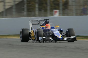 World © Octane Photographic Ltd. Sauber F1 Team C34-Ferrari – Felipe Nasr. Sunday 1st March 2015, F1 Winter test #3, Circuit de Barcelona-Catalunya, Spain Test 2 Day 4. Digital Ref: 1195CB1L4226