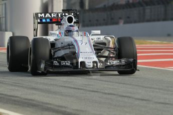 World © Octane Photographic Ltd. Williams Martini Racing FW37 – Valtteri Bottas. Sunday 1st March 2015, F1 Winter test #3, Circuit de Barcelona-Catalunya, Spain Test 2 Day 4. Digital Ref: 1195CB1L4263