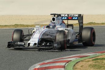 World © Octane Photographic Ltd. Williams Martini Racing FW37 – Valtteri Bottas. Sunday 1st March 2015, F1 Winter test #3, Circuit de Barcelona-Catalunya, Spain Test 2 Day 4. Digital Ref: 1195CB1L4454