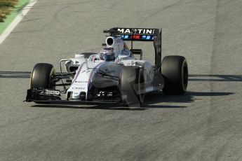 World © Octane Photographic Ltd. Williams Martini Racing FW37 – Valtteri Bottas. Sunday 1st March 2015, F1 Winter test #3, Circuit de Barcelona-Catalunya, Spain Test 2 Day 4. Digital Ref: 1195CB1L4561