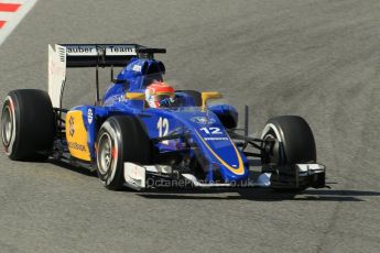 World © Octane Photographic Ltd. Sauber F1 Team C34-Ferrari – Felipe Nasr. Sunday 1st March 2015, F1 Winter test #3, Circuit de Barcelona-Catalunya, Spain Test 2 Day 4. Digital Ref: 1195CB1L4572