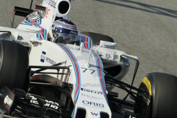 World © Octane Photographic Ltd. Williams Martini Racing FW37 – Valtteri Bottas. Sunday 1st March 2015, F1 Winter test #3, Circuit de Barcelona-Catalunya, Spain Test 2 Day 4. Digital Ref: 1195CB1L4625