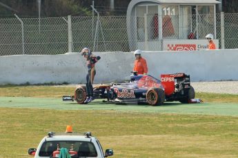 World © Octane Photographic Ltd. Scuderia Toro Rosso STR10 – Max Verstappen. Sunday 1st March 2015, F1 Winter test #3, Circuit de Barcelona-Catalunya, Spain Test 2 Day 4. Digital Ref: 1195CB1L4836