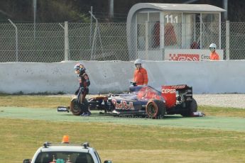 World © Octane Photographic Ltd. Scuderia Toro Rosso STR10 – Max Verstappen. Sunday 1st March 2015, F1 Winter test #3, Circuit de Barcelona-Catalunya, Spain Test 2 Day 4. Digital Ref: 1195CB1L4837