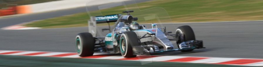 World © Octane Photographic Ltd. Mercedes AMG Petronas F1 W06 Hybrid – Nico Rosberg. Sunday 1st March 2015, F1 Winter test #3, Circuit de Barcelona-Catalunya, Spain Test 2 Day 4. Digital Ref: 1195CB7B1496