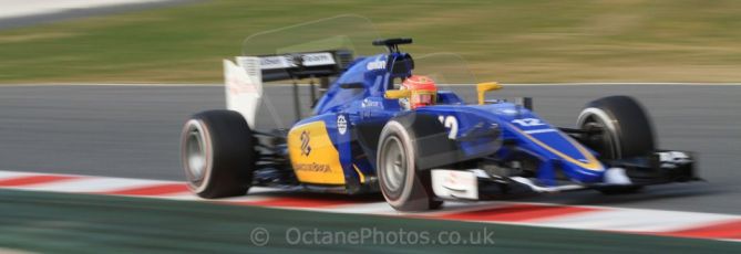 World © Octane Photographic Ltd. Sauber F1 Team C34-Ferrari – Felipe Nasr. Sunday 1st March 2015, F1 Winter test #3, Circuit de Barcelona-Catalunya, Spain Test 2 Day 4. Digital Ref: 1195CB7B1500