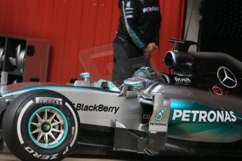 World © Octane Photographic Ltd. Mercedes AMG Petronas F1 W06 Hybrid – Nico Rosberg. Sunday 1st March 2015, F1 Winter test #3, Circuit de Barcelona-Catalunya, Spain Test 2 Day 4. Digital Ref : 1195LB1D3275