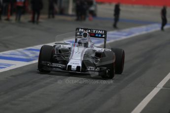 World © Octane Photographic Ltd. Williams Martini Racing FW37 – Valtteri Bottas. Sunday 1st March 2015, F1 Winter test #3, Circuit de Barcelona-Catalunya, Spain Test 2 Day 4. Digital Ref: 1195LB1D3317