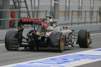 World © Octane Photographic Ltd. Lotus F1 Team E23 Hybrid – Pastor Maldonado. Sunday 1st March 2015, F1 Winter test #3, Circuit de Barcelona-Catalunya, Spain Test 2 Day 4. Digital Ref : 1195LB1D3461