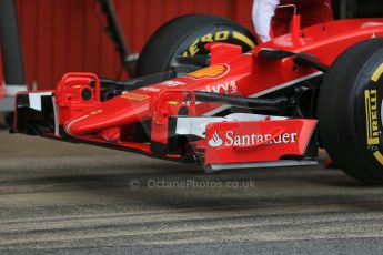 World © Octane Photographic Ltd. Scuderia Ferrari SF15-T– Sebastian Vettel. Sunday 1st March 2015, F1 Winter test #3, Circuit de Barcelona-Catalunya, Spain Test 2 Day 4. Digital Ref: 1195LB1D3477