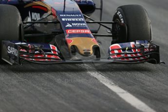 World © Octane Photographic Ltd. Scuderia Toro Rosso STR10 – Max Verstappen. Sunday 1st March 2015, F1 Winter test #3, Circuit de Barcelona-Catalunya, Spain Test 2 Day 4. Digital Ref: 1195LB1D3492