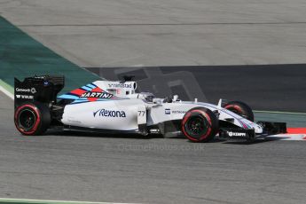 World © Octane Photographic Ltd. Williams Martini Racing FW37 – Valtteri Bottas. Sunday 1st March 2015, F1 Winter test #3, Circuit de Barcelona-Catalunya, Spain Test 2 Day 4. Digital Ref: 1195LB1D3685