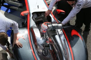 World © Octane Photographic Ltd. McLaren Honda MP4/30 – Jenson Button. Sunday 1st March 2015, F1 Winter test #3, Circuit de Barcelona-Catalunya, Spain Test 2 Day 4. Digital Ref: 1195LB1D3793