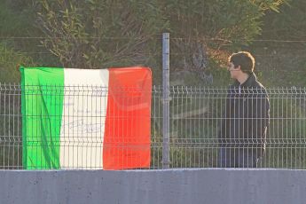 World © Octane Photographic Ltd. Scuderia Ferrari fan. Sunday 1st February 2015, Formula 1 Winter testing, Jerez de la Frontera, Spain. Digital Ref: 1180CB1D1065