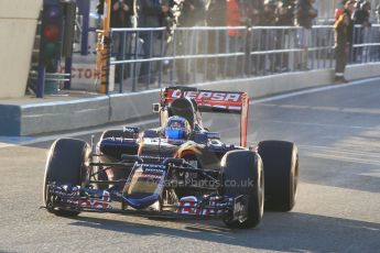 World © Octane Photographic Ltd. Scuderia Toro Rosso STR10 – Carlos Sainz Jnr. Sunday 1st February 2015, Formula 1 Winter testing, Jerez de la Frontera, Spain. Digital Ref: 1180CB1D1070