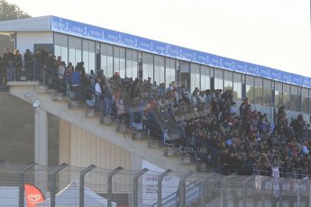 World © Octane Photographic Ltd. Fans in the grandstands. Sunday 1st February 2015, Formula 1 Winter testing, Jerez de la Frontera, Spain. Digital Ref: 1180CB1D1111