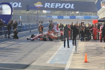World © Octane Photographic Ltd. Scuderia Ferrari SF-15T– Sebastian Vettel. Sunday 1st February 2015, Formula 1 Winter testing, Jerez de la Frontera, Spain. Digital Ref: 1180CB1D1126