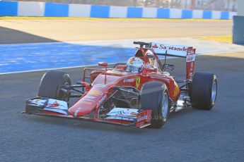 World © Octane Photographic Ltd. Scuderia Ferrari SF-15T– Sebastian Vettel. Sunday 1st February 2015, Formula 1 Winter testing, Jerez de la Frontera, Spain. Digital Ref: 1180CB1D1130