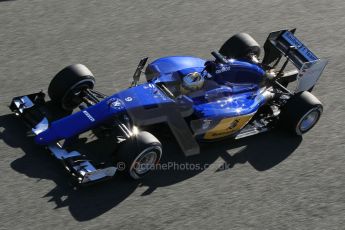 World © Octane Photographic Ltd. Sauber F1 Team C34-Ferrari – Marcus Ericsson. Sunday 1st February 2015, Formula 1 Winter testing, Jerez de la Frontera, Spain. Digital Ref : 1180CB1D1210