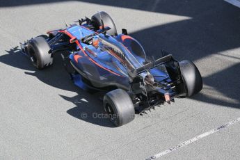 World © Octane Photographic Ltd. McLaren Honda MP4/30 – Fernando Alonso. Sunday 1st February 2015, Formula 1 Winter testing, Jerez de la Frontera, Spain. Digital Ref: 1180CB1D1263