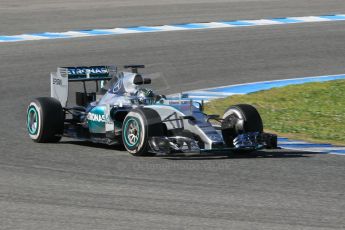 World © Octane Photographic Ltd. Mercedes AMG Petronas F1 W06 Hybrid – Nico Rosberg. Sunday 1st February 2015, Formula 1 Winter testing, Jerez de la Frontera, Spain. Digital Ref : 1180CB1D1306