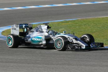 World © Octane Photographic Ltd. Mercedes AMG Petronas F1 W06 Hybrid – Nico Rosberg. Sunday 1st February 2015, Formula 1 Winter testing, Jerez de la Frontera, Spain. Digital Ref : 1180CB1D1308