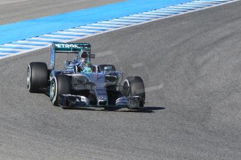 World © Octane Photographic Ltd. Mercedes AMG Petronas F1 W06 Hybrid – Nico Rosberg. Sunday 1st February 2015, Formula 1 Winter testing, Jerez de la Frontera, Spain. Digital Ref : 1180CB1D1328