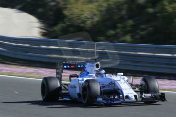 World © Octane Photographic Ltd. Williams Martini Racing FW37 Valtteri Bottas. Sunday 1st February 2015, Formula 1 Winter testing, Jerez de la Frontera, Spain. Digital Ref: 1180CB1D1347