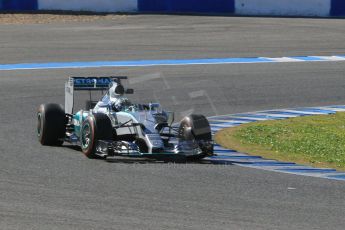 World © Octane Photographic Ltd. Mercedes AMG Petronas F1 W06 Hybrid – Nico Rosberg. Sunday 1st February 2015, Formula 1 Winter testing, Jerez de la Frontera, Spain. Digital Ref : 1180CB1D1362