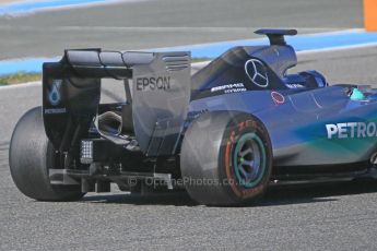 World © Octane Photographic Ltd. Mercedes AMG Petronas F1 W06 Hybrid – Nico Rosberg. Sunday 1st February 2015, Formula 1 Winter testing, Jerez de la Frontera, Spain. Digital Ref : 1180CB1D1383