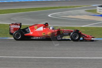 World © Octane Photographic Ltd. Scuderia Ferrari SF-15T– Sebastian Vettel. Sunday 1st February 2015, Formula 1 Winter testing, Jerez de la Frontera, Spain. Digital Ref: 1180CB1D1406