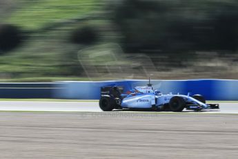 World © Octane Photographic Ltd. Williams Martini Racing FW37 Valtteri Bottas. Sunday 1st February 2015, Formula 1 Winter testing, Jerez de la Frontera, Spain. Digital Ref: 1180CB1D1468