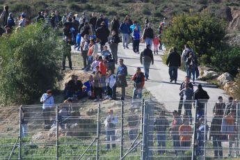 World © Octane Photographic Ltd. Crowds. Sunday 1st February 2015, Formula 1 Winter testing, Jerez de la Frontera, Spain. Digital Ref: 1180CB1D1528