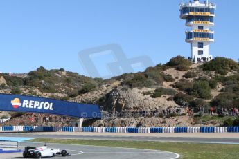 World © Octane Photographic Ltd. Williams Martini Racing FW37 Valtteri Bottas. Sunday 1st February 2015, Formula 1 Winter testing, Jerez de la Frontera, Spain. Digital Ref: 1180CB7D1280