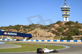 World © Octane Photographic Ltd. Williams Martini Racing FW37 Valtteri Bottas. Sunday 1st February 2015, Formula 1 Winter testing, Jerez de la Frontera, Spain. Digital Ref: 1180CB7D9411
