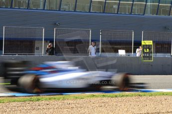 World © Octane Photographic Ltd. Williams Martini Racing FW37 Valtteri Bottas. Sunday 1st February 2015, Formula 1 Winter testing, Jerez de la Frontera, Spain. Digital Ref: 1180CB7D9415