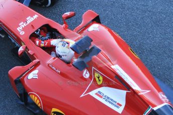 World © Octane Photographic Ltd. Scuderia Ferrari SF-15T– Sebastian Vettel. Sunday 1st February 2015, Formula 1 Winter testing, Jerez de la Frontera, Spain. Digital Ref: 1180CB7D9443